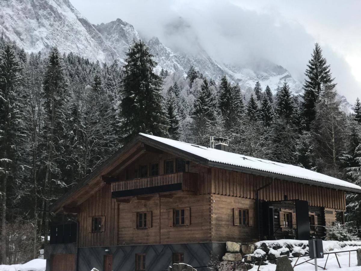Chalet S - 5 Sterne Luxus Ferienhaus Direkt Am Eibsee Und Zugspitze ไกรน์เนา ภายนอก รูปภาพ