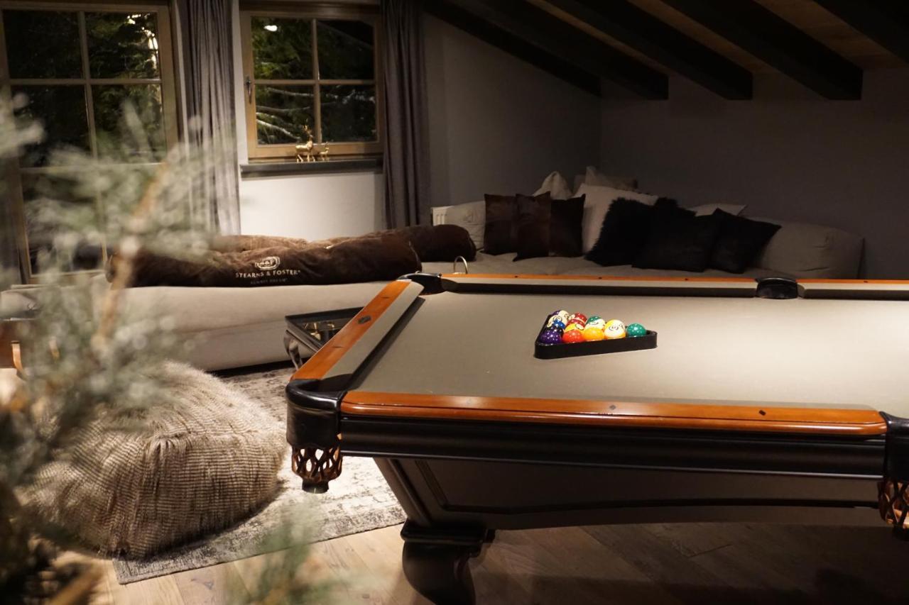 Chalet S - 5 Sterne Luxus Ferienhaus Direkt Am Eibsee Und Zugspitze ไกรน์เนา ภายนอก รูปภาพ